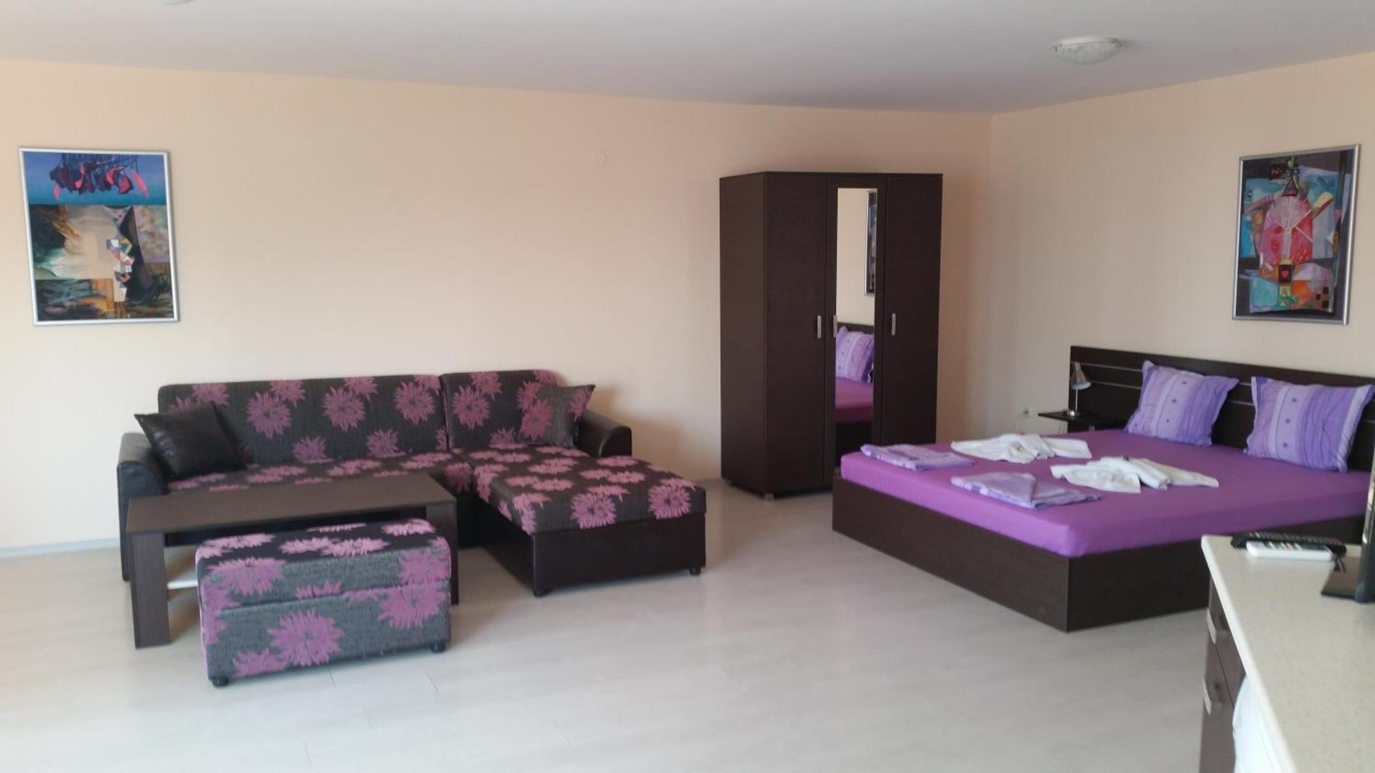 Rose Garden Omax Apartments Sunny Beach Oda fotoğraf