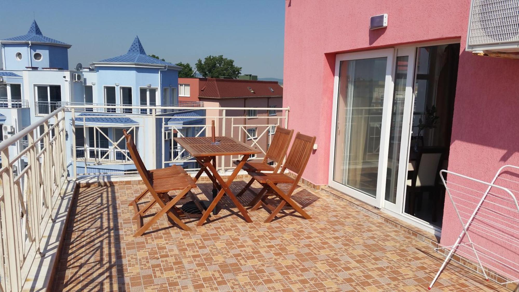 Rose Garden Omax Apartments Sunny Beach Oda fotoğraf